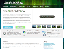 Tablet Screenshot of flashslideshow-maker.com